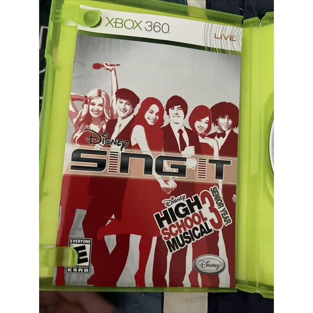 Disney Sing It: High School Musical 3‎ - Senior Year (Microsoft Xbox 360, 2008)
